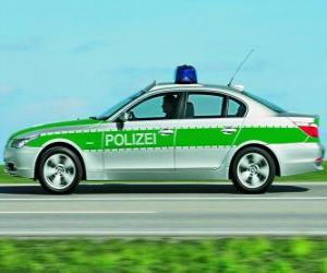 yapboz polis arabası - BMW E60 -